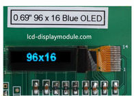 Transparentes OLED-Anzeigen-Modul Schnittstelle der 0,69 Zoll-96x16 Unterstützungsi2c SSD1306 I2C