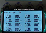 Drei Linien Reihe TN LCD Stellen-einfarbiges Segment weiße LED des Platten-Schirm-52