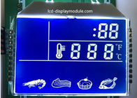 Blaue Anzeige des Hintergrund-HTN LCD, 7 Segment-Küche LCD-Segmentanzeige