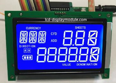 STN 7 Segment Chip PWB-Brett ISO14001 des LCD-Gremiums-Schirm-weißes LED anerkannt