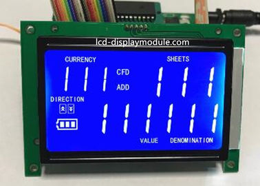 STN 7 Segment Chip PWB-Brett ISO14001 des LCD-Gremiums-Schirm-weißes LED anerkannt