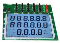 Positive Transmissive LCD-Anzeige, einfarbige LCD Platte PIN-Verbindungsstück-HTN