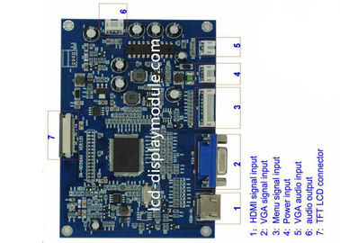 HDMI TFT HDMI Farbdisplay 7 250cd/M2 Helligkeit 1024x600 Auflösung